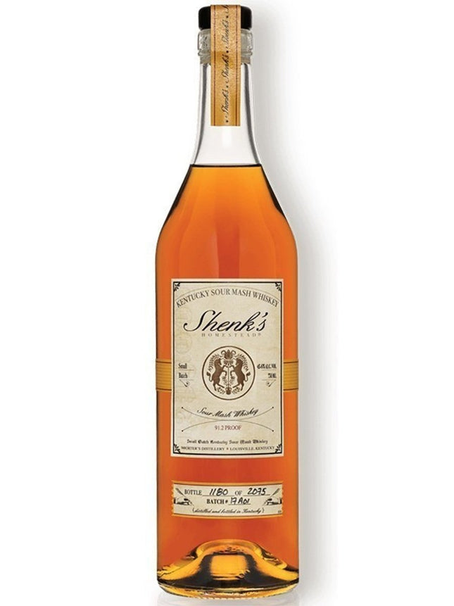SHENK'S SOUR MASH WHISKEY 91.2 Proof 750 ml - Wine barrel Plus