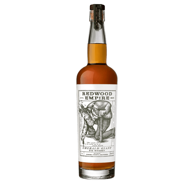 REDWOOD EMPIRE EMERLD GIANT RYE WHISKEY 750ML 115.40 PROOF - Wine barrel Plus