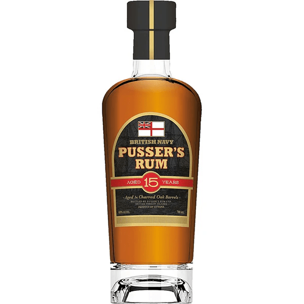 PUSSER'S BRITISH NAVY - 15 YR 80 Proof 750 ml - Wine barrel Plus