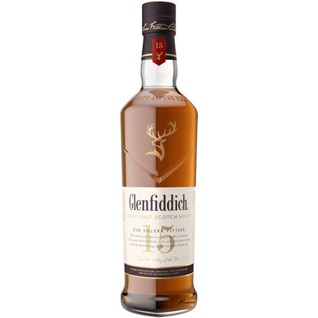 GLENFIDDICH - 15 YR 750ML 80 PROOF - Wine barrel Plus