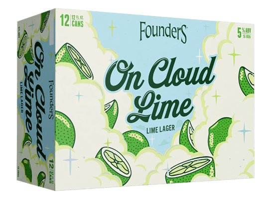 FOUNDERS ON CLOUD LIME LAGER 12PK CAN - Wine barrel Plus