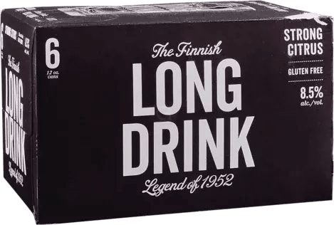 LONG DRINK STRONG GIN RTD 6PK - Wine barrel Plus