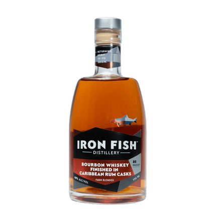 IRON FISH RUM CASKS BOURBON 86 Proof 750 ml - Wine barrel Plus