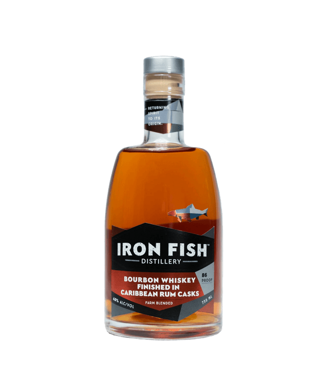IRON FISH RUM CASKS BOURBON 86 Proof 750 ml - Wine barrel Plus
