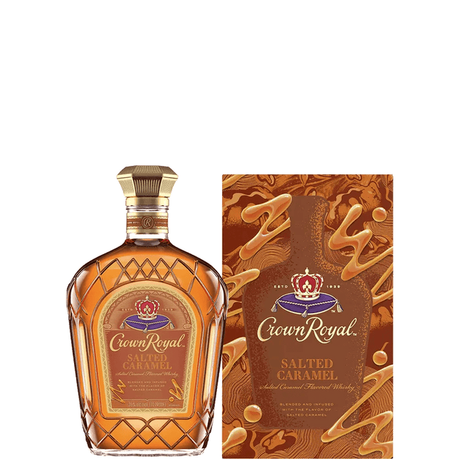 CROWN ROYAL SALTED CARAMEL 70 Proof 750 ml - Wine barrel Plus