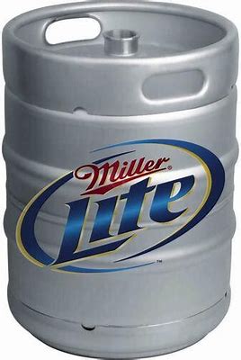 MILLER LITE DRAFT 1/4 BARREL KEG - Wine barrel Plus