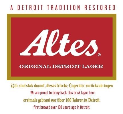 ALTES DETROIT LAGER 1/6BBL - Wine barrel Plus