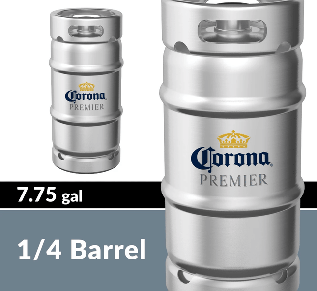 CORONA PREMIER 1/4 BBL - Wine barrel Plus