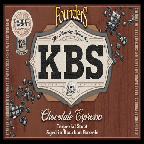 FOUNDERS KBS CHOCOLATE ESPRESSO 1/4BARREL KEG - Wine barrel Plus