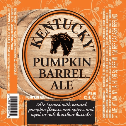 KENTUCKY PUMPKIN BARREL ALE 1/6 BARREL KEG - Wine barrel Plus