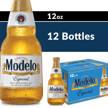 MODELO ESPECIAL 12PK 12OZ BOTTLE - Wine barrel Plus