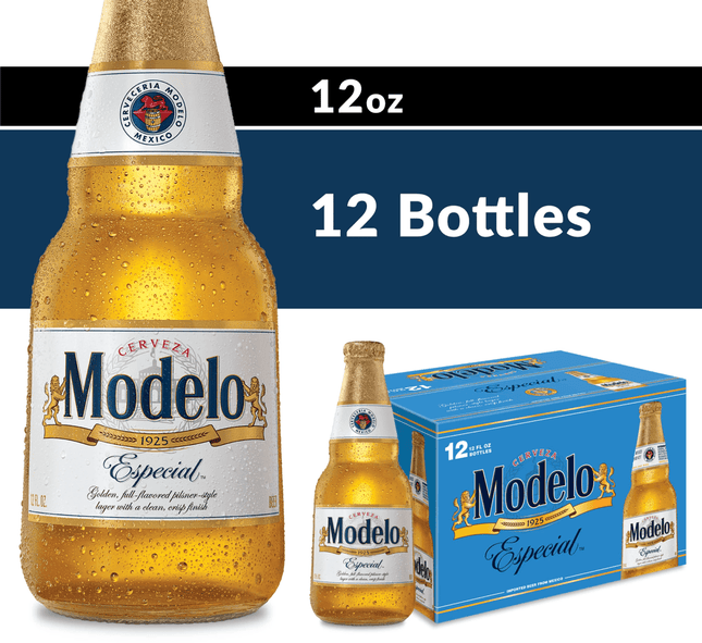 MODELO ESPECIAL 12PK 12OZ BOTTLE - Wine barrel Plus