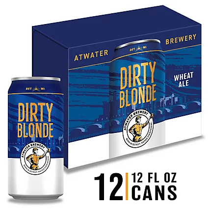 ATWATER DIRTY BLONDE 12PK 12OZ CAN - Wine barrel Plus