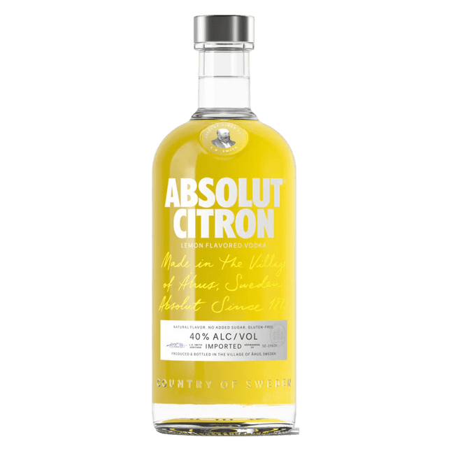 ABSOLUT CITRON 80 Proof 750 ml - Wine barrel Plus