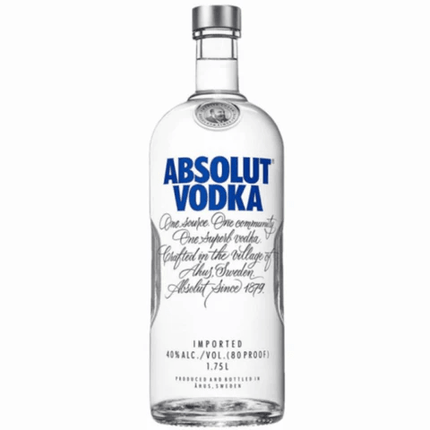 ABSOLUT SWEDISH 80 80 Proof 1750 ml - Wine barrel Plus
