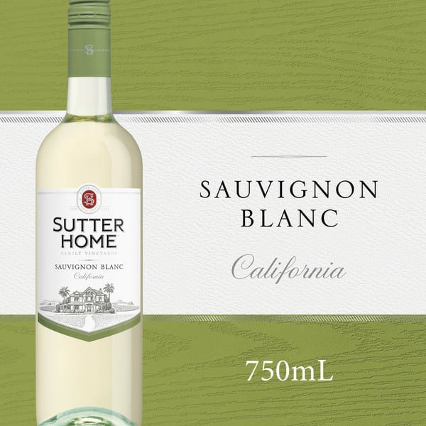 SUTTER HOME SAUVIGNON BLANC 750ML - Wine barrel Plus