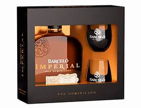 BARCELO IMPERIAL WITH 2 GLASS 80 Proof 750 ml - Wine barrel Plus