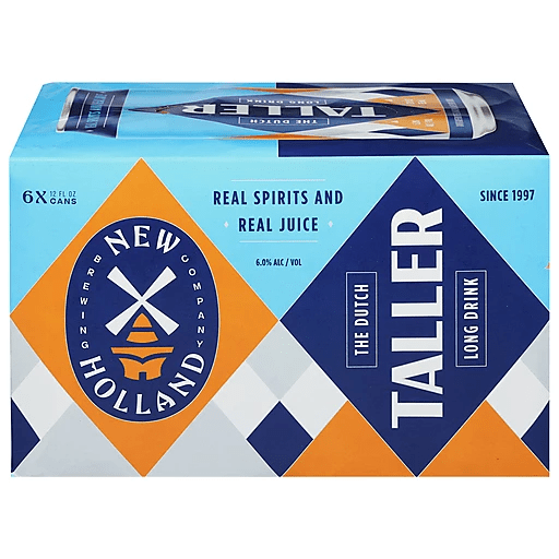 spirit hollandrad New Holland Taller Long Drink Selzer 6 Pack