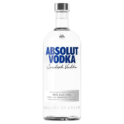 ABSOLUT SWEDISH 80 80 Proof 1000 ml - Wine barrel Plus