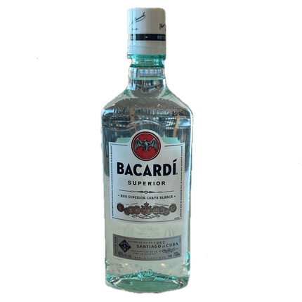 BACARDI SUPERIOR (P R) PL 80 Proof 750 ml - Wine barrel Plus