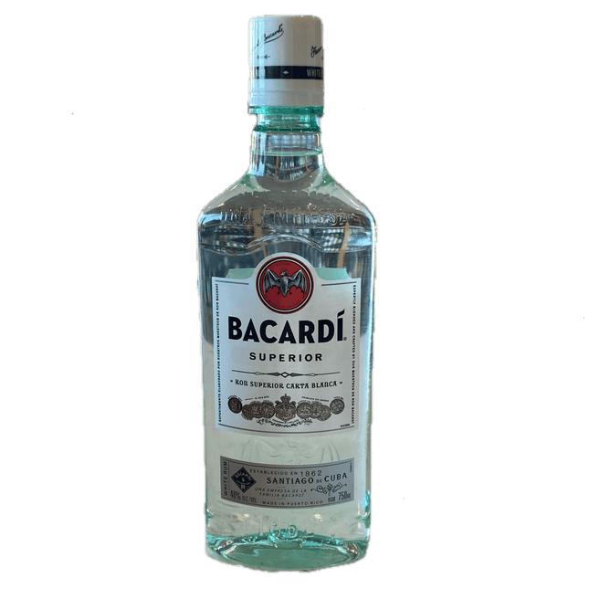 BACARDI SUPERIOR (P R) PL 80 Proof 750 ml - Wine barrel Plus