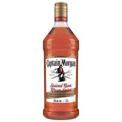 CAPTAIN MORGAN SPICED RUM 1750ML 70 PROOF - Wine barrel Plus