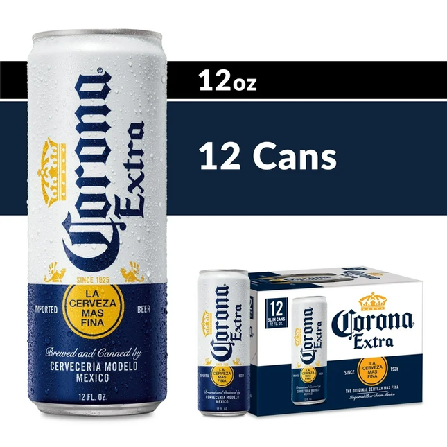 CORONA EXTRA 12PK 12OZ SLIM CAN