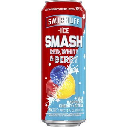 Smirnoff Smash Red White And Berry 23.5oz Can