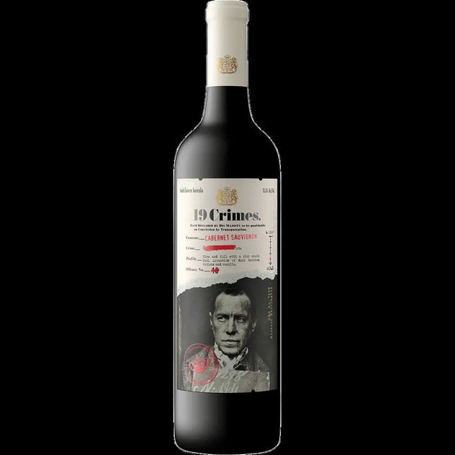 19 CRIMES CABERNET SAUVIGNON 750ML - Wine barrel Plus