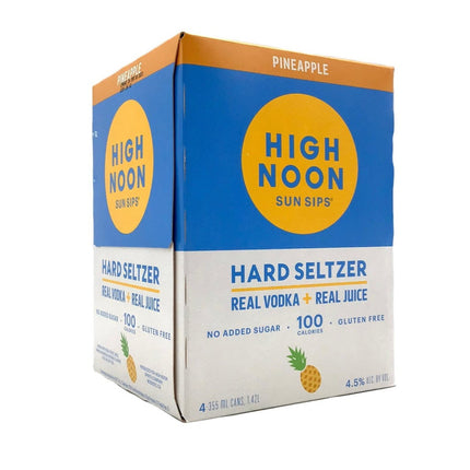 PINEAPPLE HIGH NOON VODKA HARD SELTZER 4PK - Wine barrel Plus