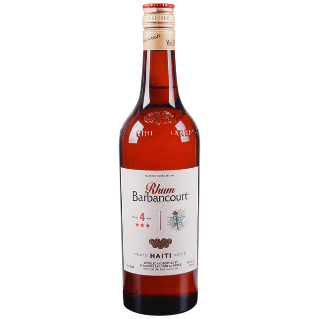 RHUM BARBANCOURT 3 STAR 86 proof 750 ml - Wine barrel Plus