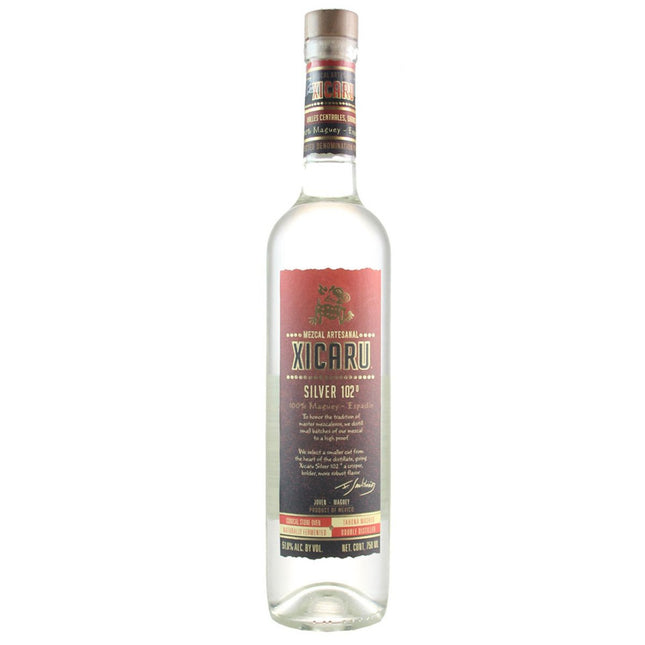 XICARU SILVER 102 MEZCAL 750ML 102 PROOF - Wine barrel Plus