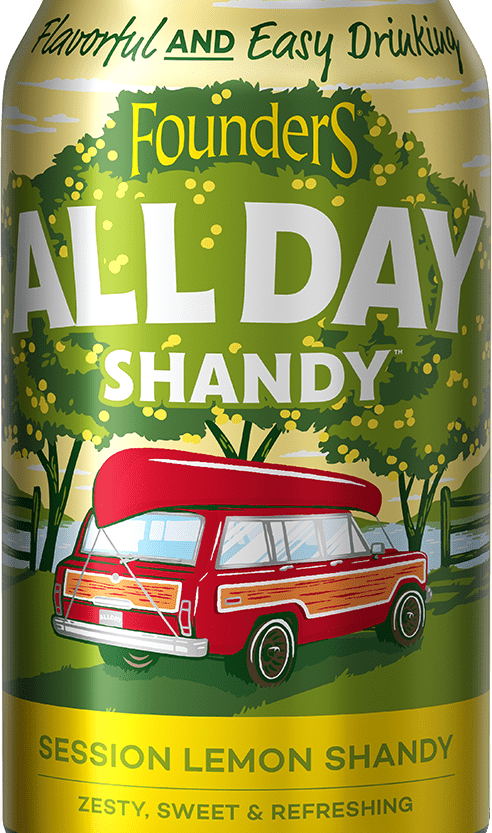 FOUNDERS ALL DAY LEMON SHANDY 1/4BBL - Wine barrel Plus