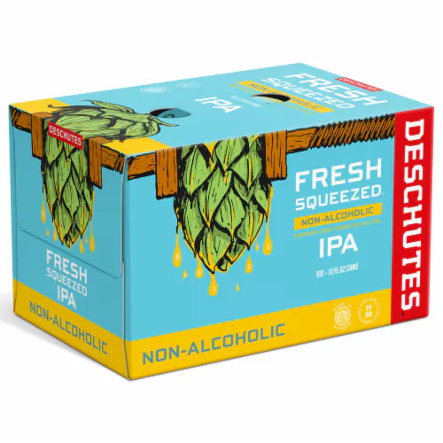 DESCHUTES FRESH SQUEEZED NON ALCH IPA 6PK CAN - Wine barrel Plus