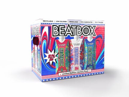 BEATBOX RED WHITE & BLUE VARIETY 6PK - Wine barrel Plus
