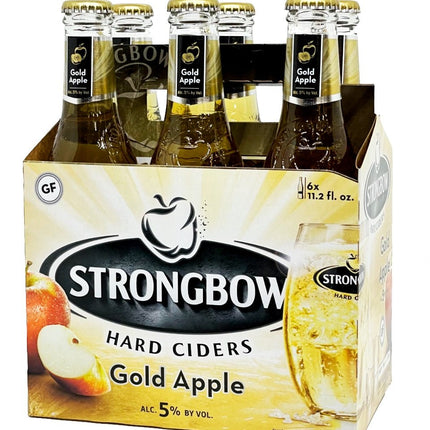 Strongbow Gold 6 11.2oz Bottle - Wine barrel Plus