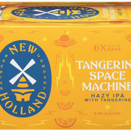 NEW HOLLAND TANGERINE SPACE MACHINE 6 CANS - Wine barrel Plus
