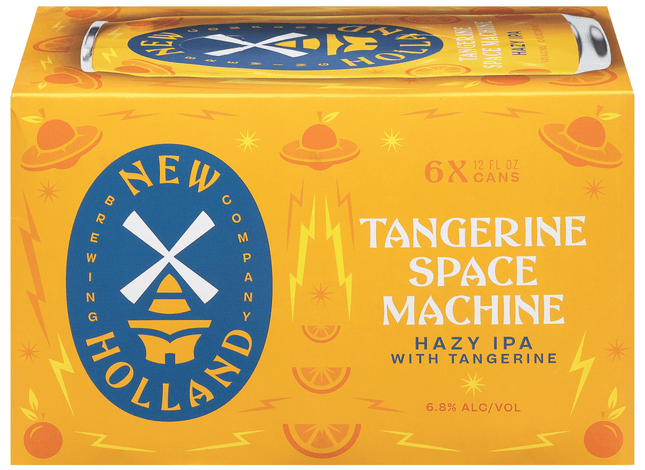 NEW HOLLAND TANGERINE SPACE MACHINE 6 CANS - Wine barrel Plus
