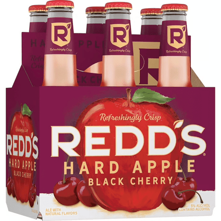 REDD'S BLACK CHERRY 6PK 12OZ BOTTLE - Wine barrel Plus