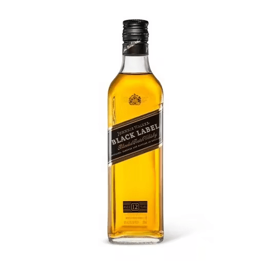 JOHNNIE WALKER BLACK LABEL 12YR 80 Proof 200 ml - Wine barrel Plus