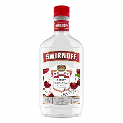 SMIRNOFF CHERRY PL 70 Proof 375 ml - Wine barrel Plus