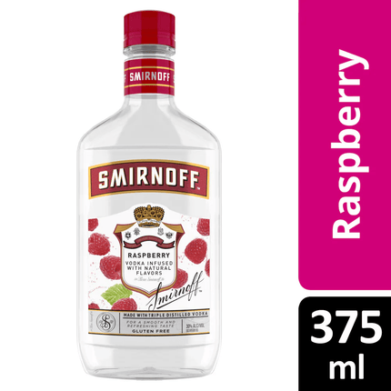 SMIRNOFF RASPBERRY PL 70 Proof 375 ml - Wine barrel Plus