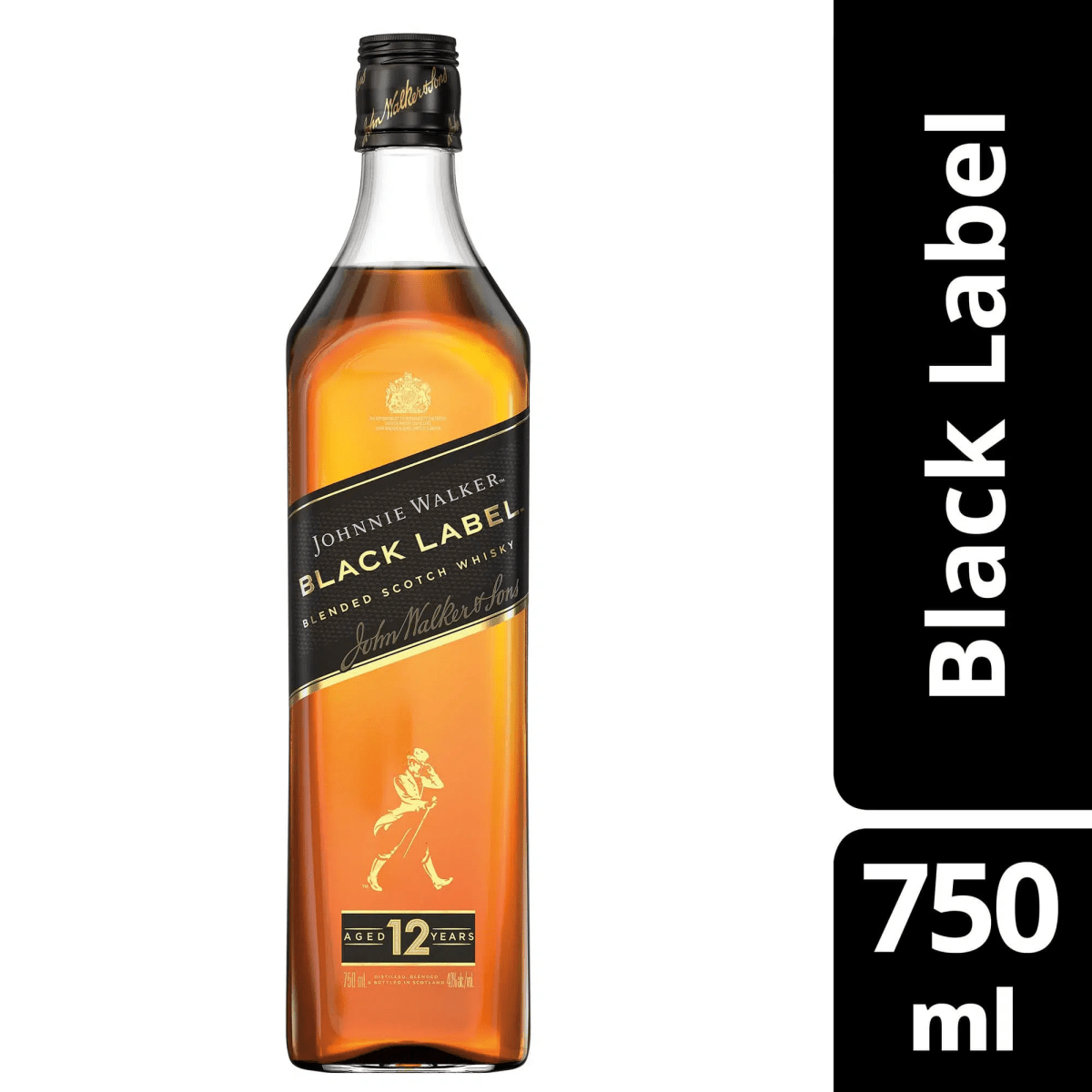 Johnnie Walker Black Label 12年 Johnnie Walker Black Label 12 Year Scotch - 750ml Bottle – Wine
