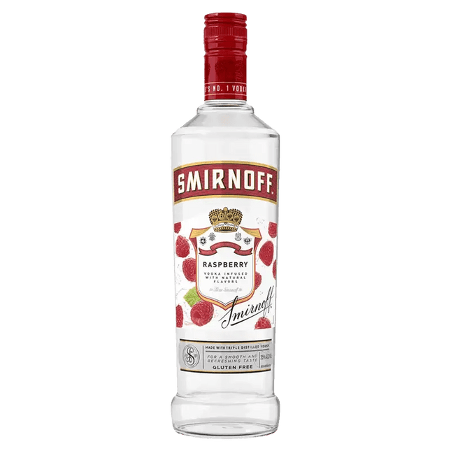 SMIRNOFF RASPBERRY 70 Proof 750 ml - Wine barrel Plus