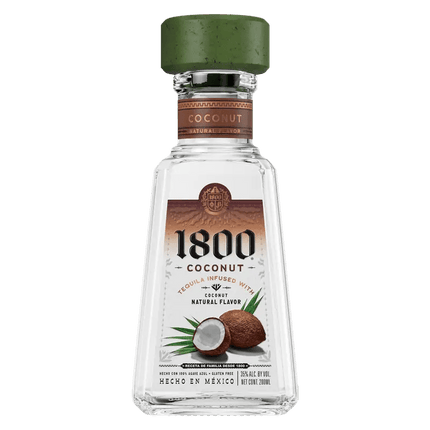 1800 COCONUT SILVER 70 Proof 200 ml - Wine barrel Plus