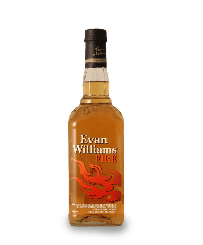 EVAN WILLIAMS FIRE 70 Proof 750 ml - Wine barrel Plus