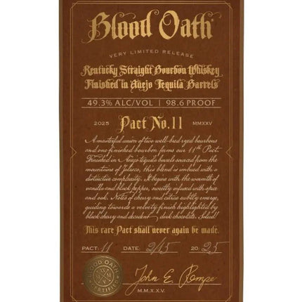 Blood Oath Pact No 11 750 ml - Wine barrel Plus