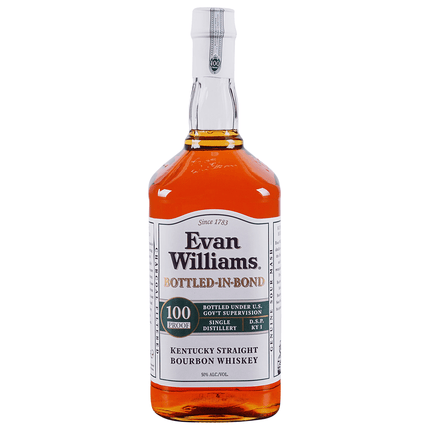 EVAN WILLIAMS WHITE BTTL BOND 100 Proof 1750 ml - Wine barrel Plus
