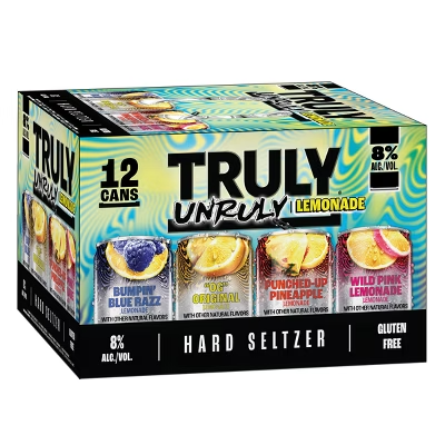 TRULY UNRULY LEMON VARIETY 12PK