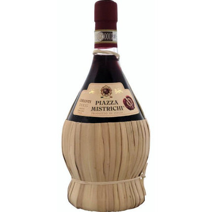 PIAZZA MISTRICHI CHIANTI WICKER 750ML 13%ALC - Wine barrel Plus